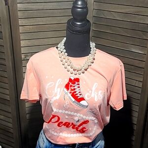 Chucks n Pearls Tshirt